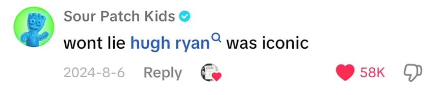 wont lie hugh ryan was iconic