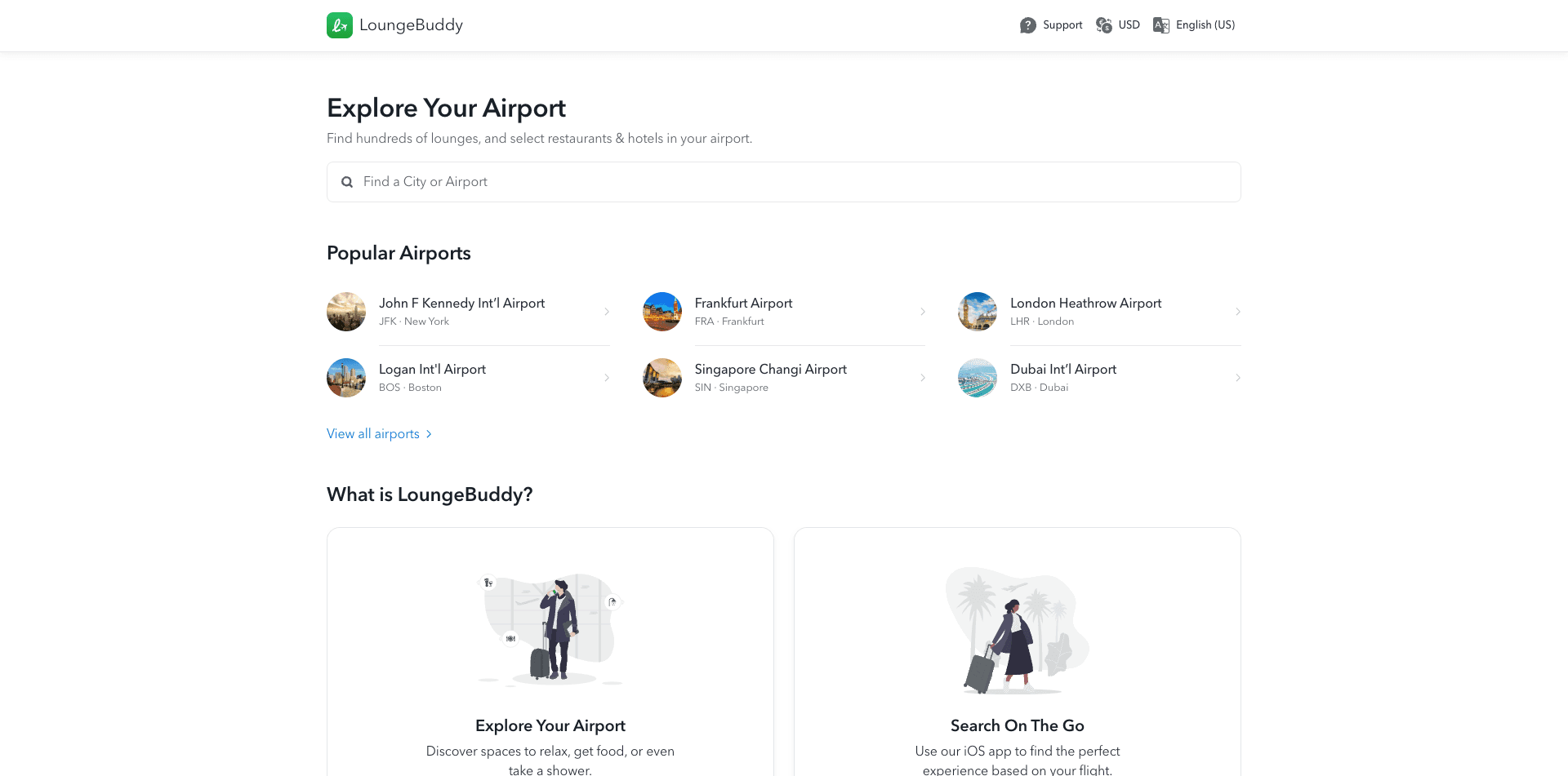 LoungeBuddy Redesign Project